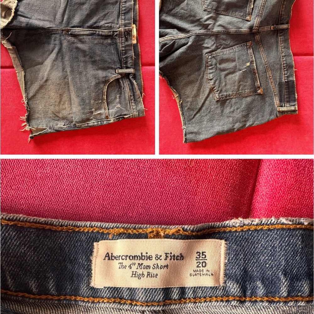 Abercrombie & Fitch Blue Jean Shorts
